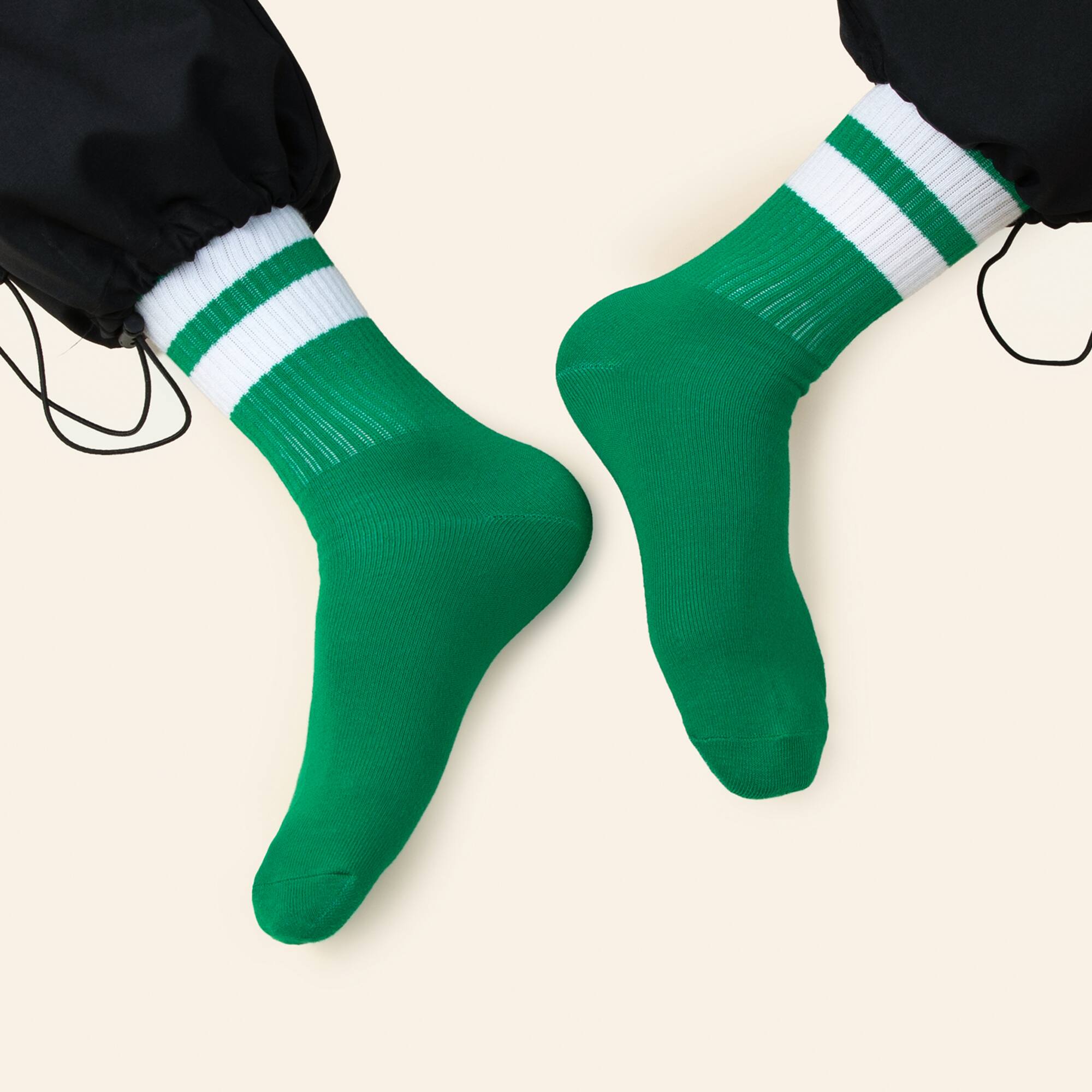 Green Athletic Adult Crew Socks by Celebrate It™